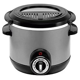 George Home Grey Compact Fryer (1.2 Litre)