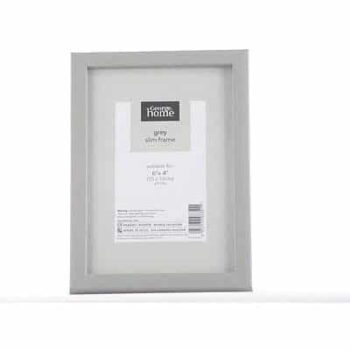 George Home Grey Plastic Frame 6x4Inch
