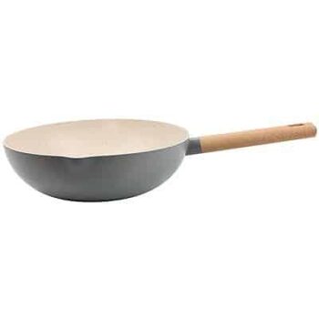 George Home Grey Simplicity Wok (28cm)