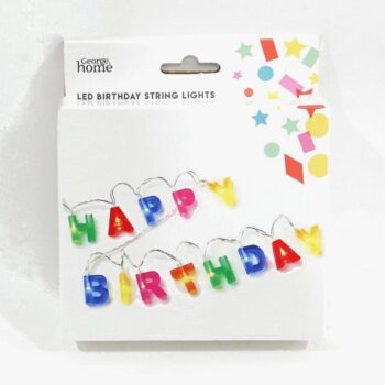 George Home Happy Birthday String Lights