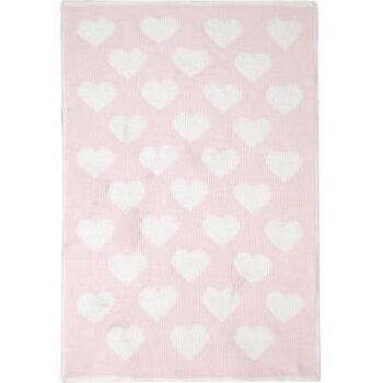 George Home Heart Chenille Baby Blanket