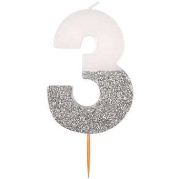 George Home Large Number Candle 3