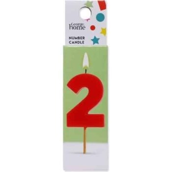 George Home Number Candle 2