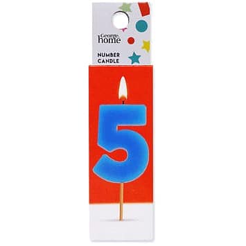 George Home Number Candle 5