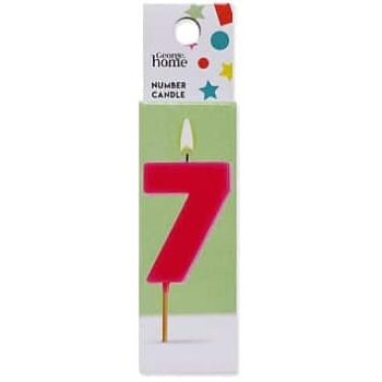 George Home Number Candle 7