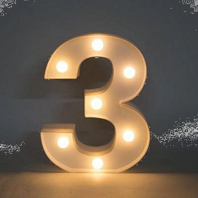 George Home Number Light 3