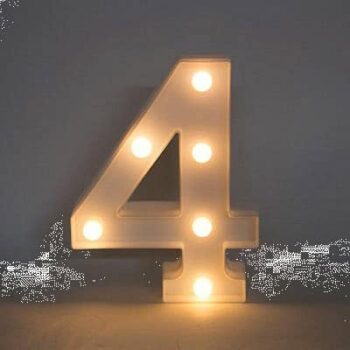 George Home Number Light 4