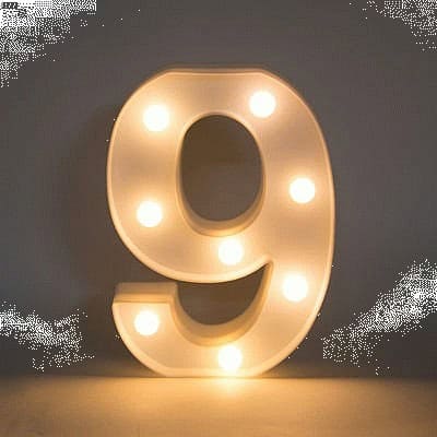 George Home Number Light 9