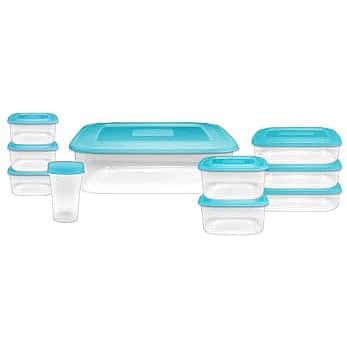 George Home Peel Lid Food Storer Set Colour May Vary
