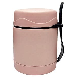 George Home Pink Food Flask with Spoon