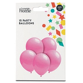 George Home Pink Party Balloons (15)
