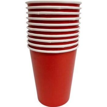 George Home Red Paper Cups