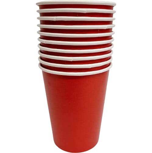 George Home Red Paper Cups