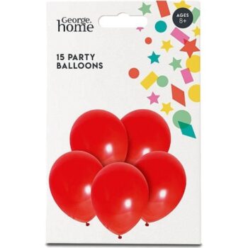 George Home Red Party Balloons
