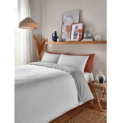 George Home Reversible Duvet Set Double
