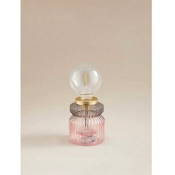 George Home Ribbed Glass Lamp