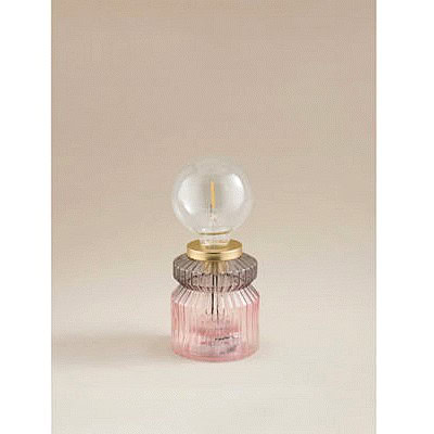 George Home Ribbed Glass Lamp