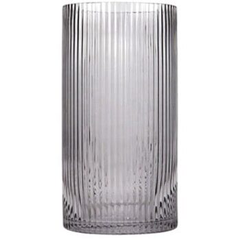 George Home Ribbed Glass Vase