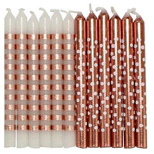 George Home Rose Gold Candles