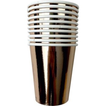 George Home Rose Gold Paper Cups