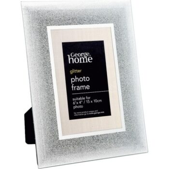 George Home Silver Glitter Ombre Frame 6x4 Inch