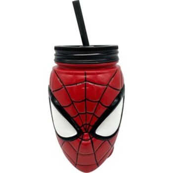 George Home Spiderman Mason Jar