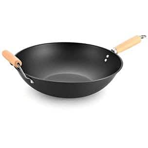 George Home Spun Steel Wok (35cm)