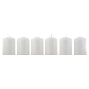 George Home Unscented White Pillar Candle