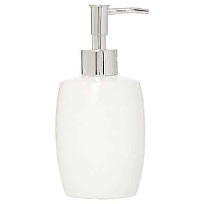 George Home White Ceramic Soap Dispenser