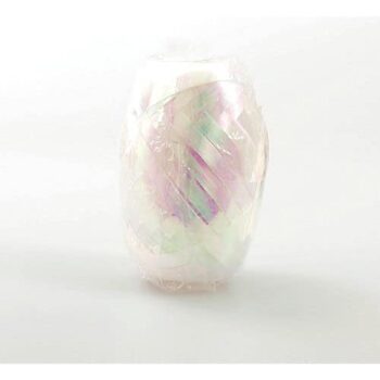 George Home White Iridescent Curling Ribbon