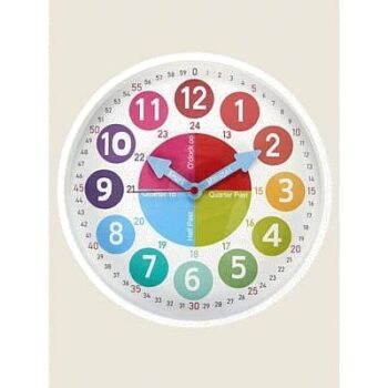 George Home White Kids Wall Clock
