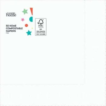 George Home White Napkins