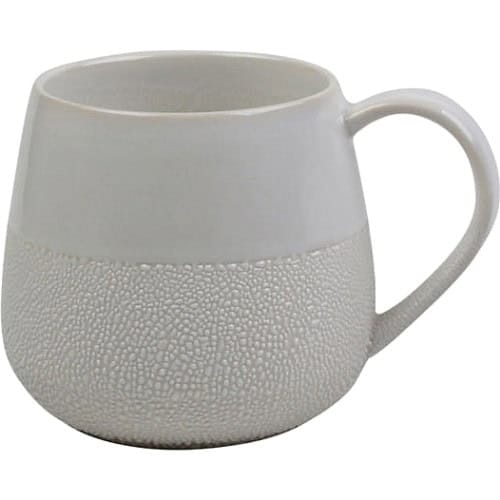 George Home White Reactive Glaze Bubble Mug