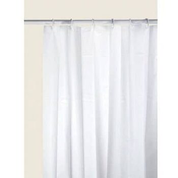 George Home White Shower Curtain
