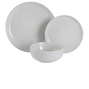 George Home White Speckle Dinner Set