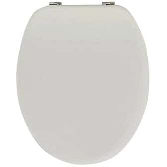 George Home Wood Toilet Seat White