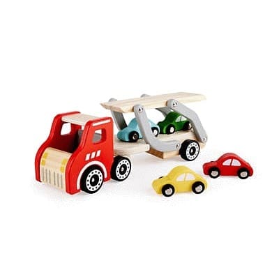 George Home Wooden Car Transporter