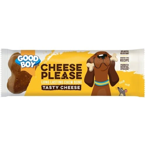 Good Boy Cheese Please Dog Chew Bone Treat (60g)