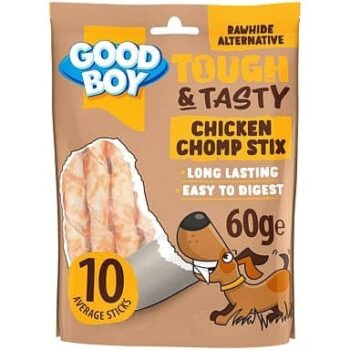 Good Boy Chicken Chomp Sticks Rawhide Alternative Dog Treats (60g)