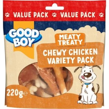 Good Boy Meaty Treaty Chewy Chicken Variety Pack