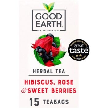 Good Earth Botanical Tea Hibiscus Rose & Sweet Berries 15 teabags (15 x 39g)