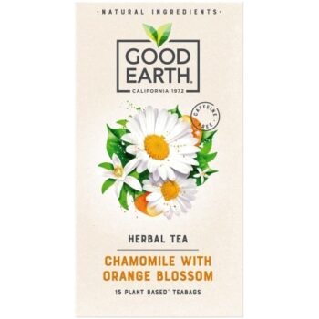 Good Earth Herbal Tea Chamomile Orange Blossom 15 Tea Bags (21g)