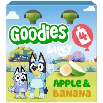 Goodies Bluey Apple & Banana Pouch (4 x 100g)