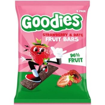 Goodies Strawberry & Date Fruit Bars (5 x 20g)