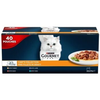 Gourmet Perle Chef's Collection Wet Cat Food (40 x 85g)