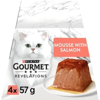 Gourmet Revelations Salmon in Gravy Wet Cat Food (4 x 57g)