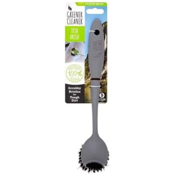 Greener Cleaner 100% Recycled Plastic Dish Brush Slate Grey