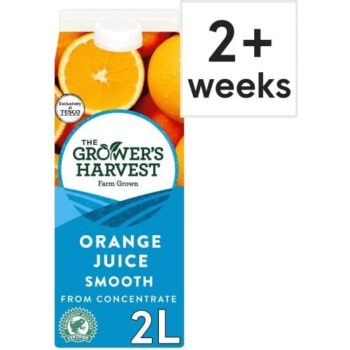 Growers Harvest Orange Juice Smooth (2 Litre)