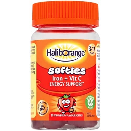 Haliborange Iron & Vitamin C Strawberry Softies Energy Support (30)