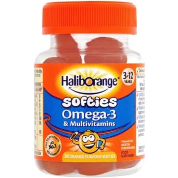 Haliborange Omega-3 Multivitamin Softies 3-12 Years Orange 30 (30)
